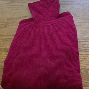 Chicos Red Turtle Neck Sweater